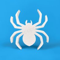 Araña espeluznante de poliestireno para Halloween y decoración de miedo