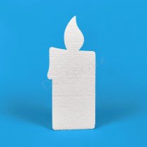 Vela de poliestireno para decoración, fiestas, Halloween y manualidades