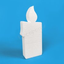Vela de poliestireno para decoración, fiestas, Halloween y manualidades