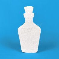 Magic potion bottle in polystyrene for Halloween, magic and fantasy decor