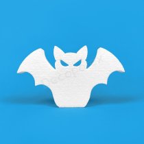 Fledermaus-Katze aus Styropor für Halloween, Fantasy-Deko und Basteln