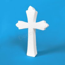 Cruz de Halloween de poliestireno para cementerios y decoración de terror