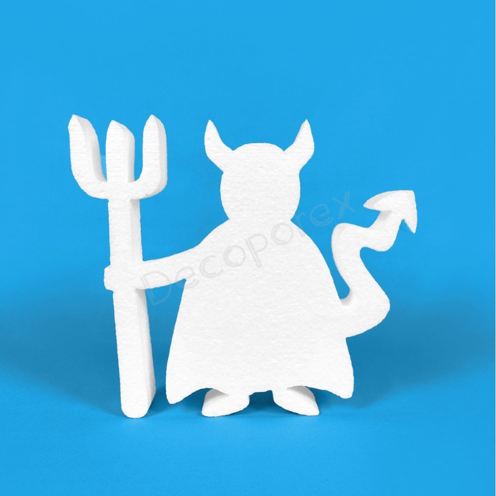 Démon en polystyrène pour Halloween, décoration d'horreur et fêtes