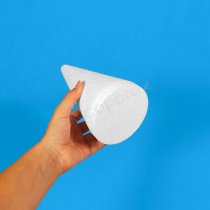 Polystyrene cone 20x10 cm flat top | Expanded EPS