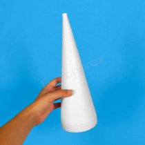 Cono in polistirolo 30x10 cm punta piatta | EPS