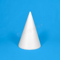 Cono in polistirolo 30x20 cm punta piatta | EPS