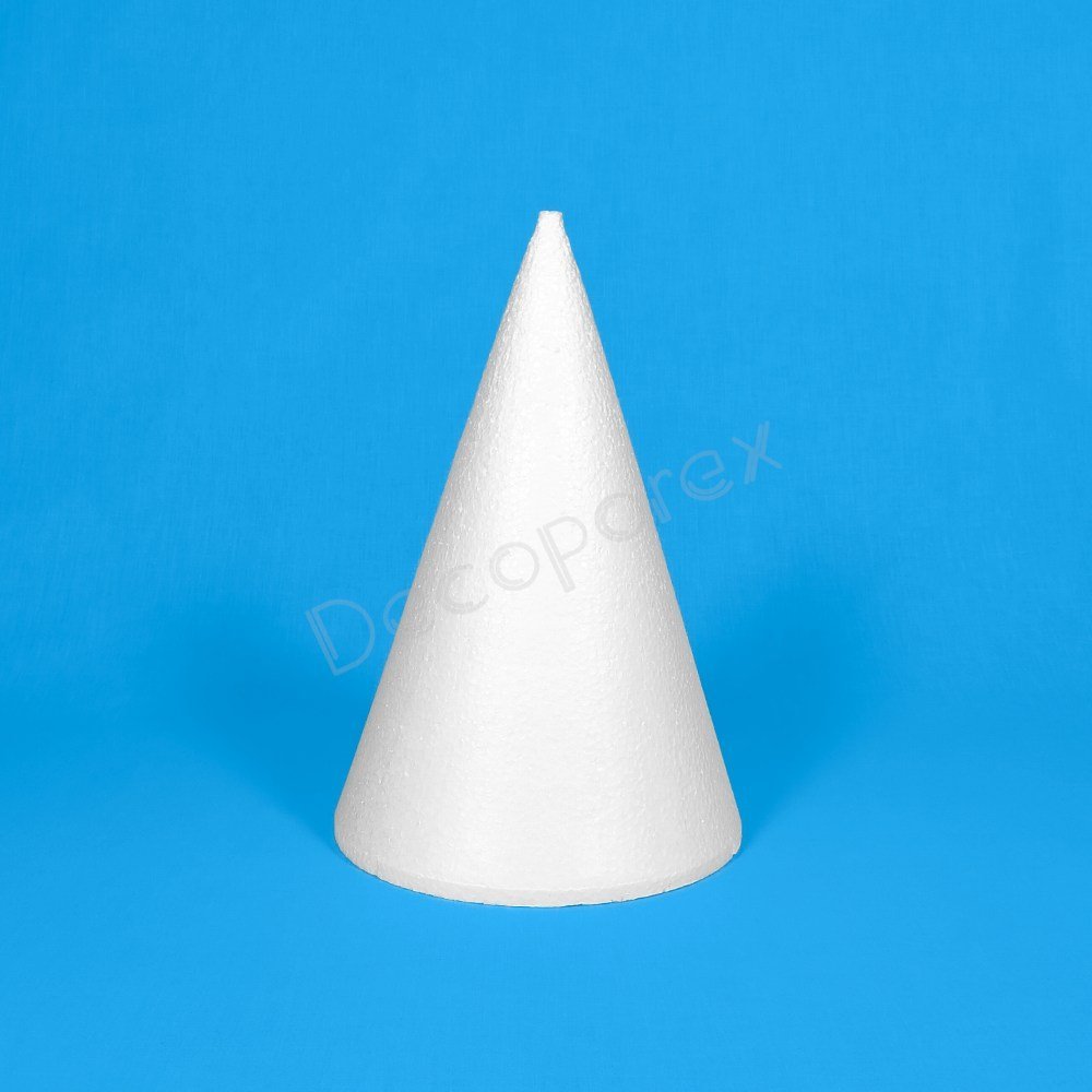 Cono in polistirolo 30x20 cm punta piatta | EPS