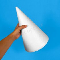 Cono in polistirolo 30x20 cm punta piatta | EPS