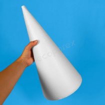 Polystyrene cone 40x20 cm flat top | Expanded EPS