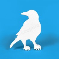 Cuervo de poliestireno para decorar | Animales y Halloween
