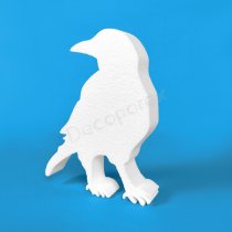 Polystyrene raven to decorate | Animals & Halloween