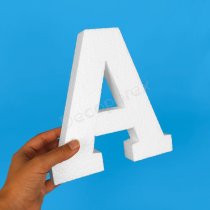 Letras de porexpán tipografía Roboto | Poliestireno EPS