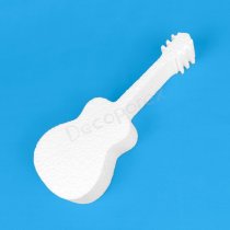 Guitare Acoustique en Polystyrène | Figure à Décorer