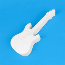 E-Gitarre aus Styropor | Figur zum Dekorieren