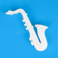 Saxofón de Porexpán | Figura Musical para Decorar