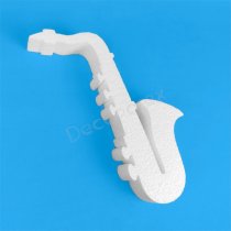 Saxophone in Polystyrene | Musical Shape to Decorate