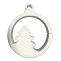 Boule de Noël en polystyrène expansé de 20 cm de haut pour la décoration de Noël non peinte