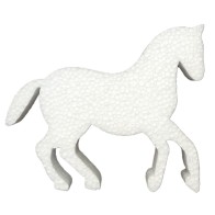 Caballo 17cm eps para decoración y manualidades