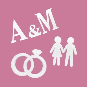 Styrofoam Wedding Decoration | Letters and Figures