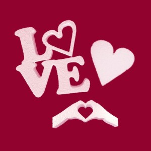 Valentine's Day Styrofoam Decoration