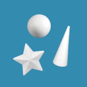 Kugeln, Kegel und 3D Formen aus Styropor